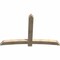 Ekena Millwork Bellingham Rough Sawn Timber Gable Bracket, Douglas Fir, 84"W x 56"H x 4"D x 6"F, 16/12 Pitch GBW084X56X0406BEL00RDF - alternate 4